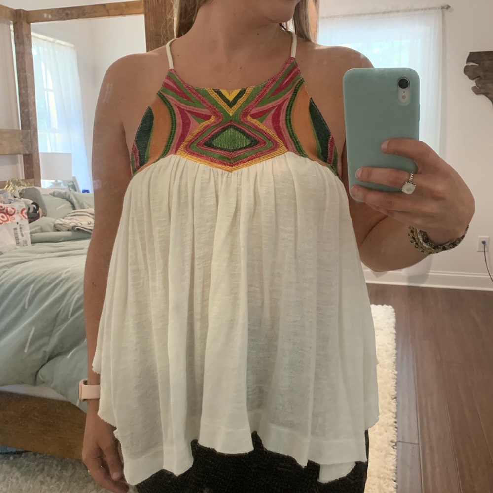 Free People Strappy Tank Top, like new size S